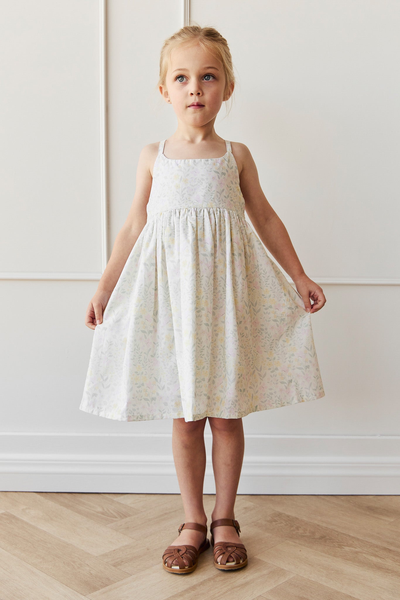 Organic Cotton Pippa Dress - Daphne Egret