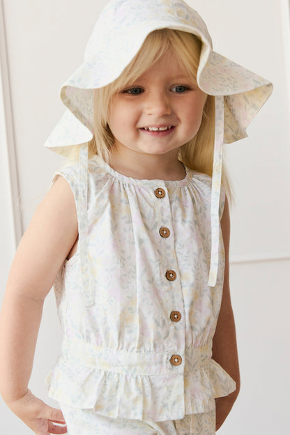 Organic Cotton Noelle Hat - Daphne Egret