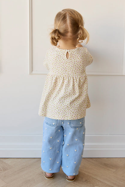 Organic Cotton Sage Top - Pippa Pink