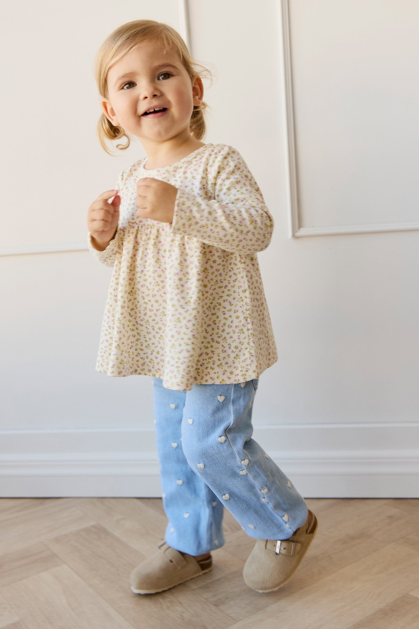 Organic Cotton Sage Top - Pippa Pink