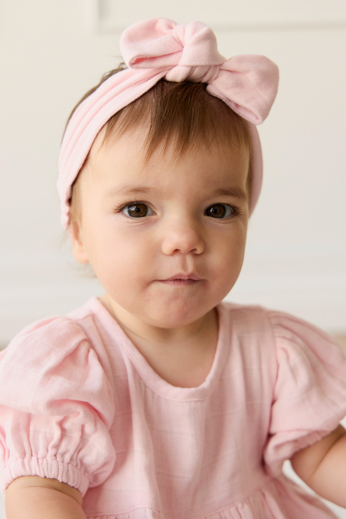 Organic Cotton Muslin Headband - Poppy