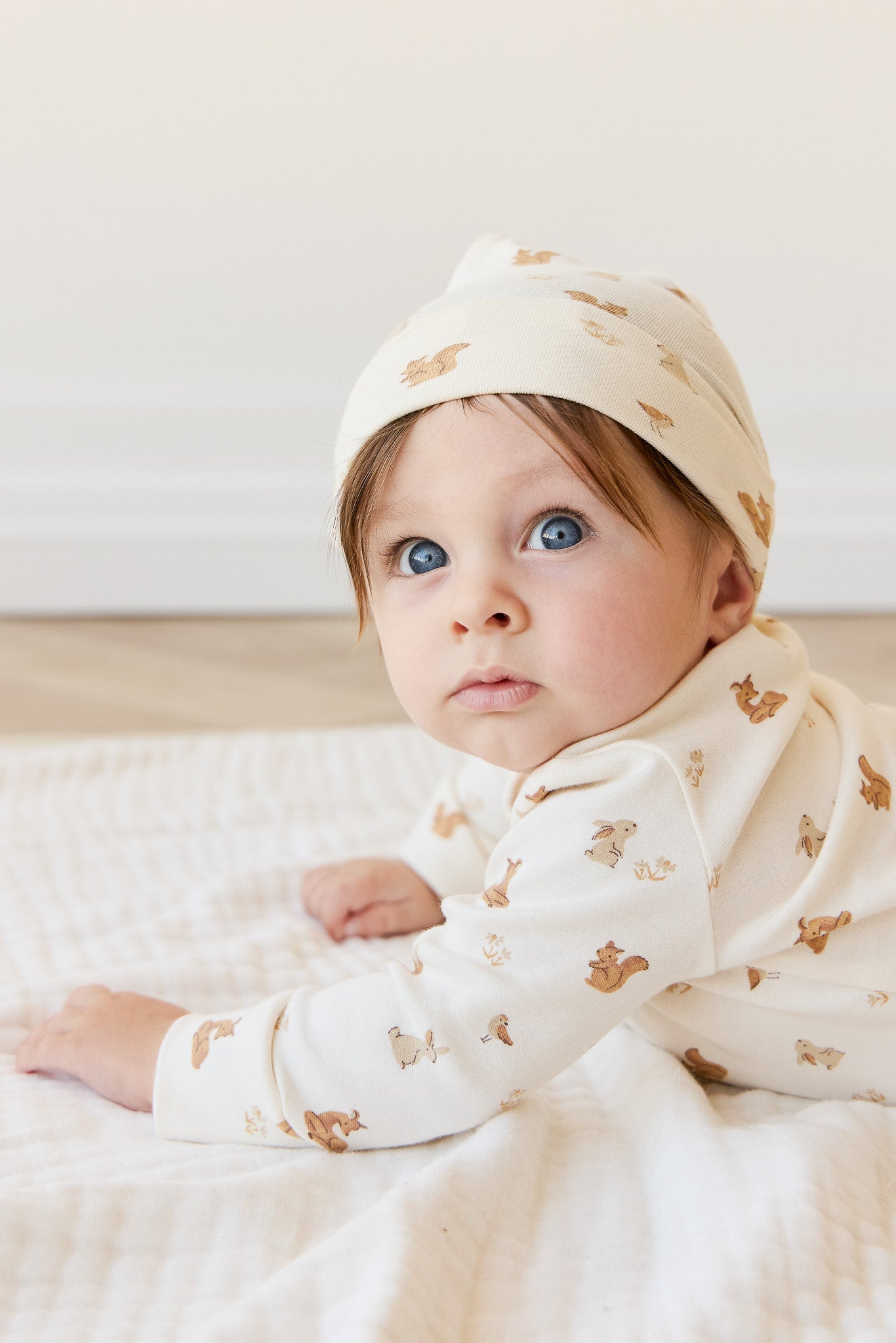 Organic Cotton Reese Zip Onepiece - Forest Friends