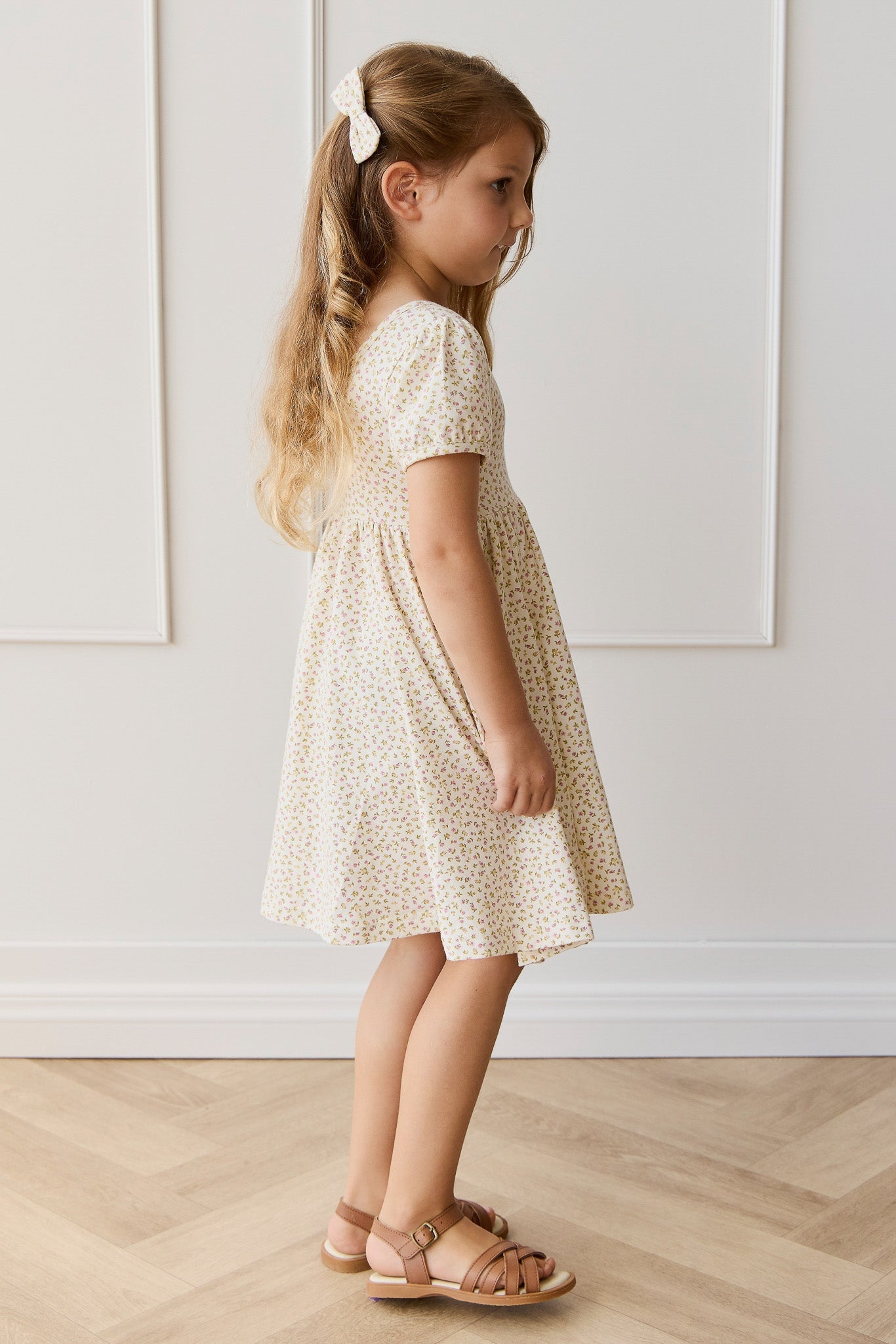 Organic Cotton Meadow Dress - Pippa Pink