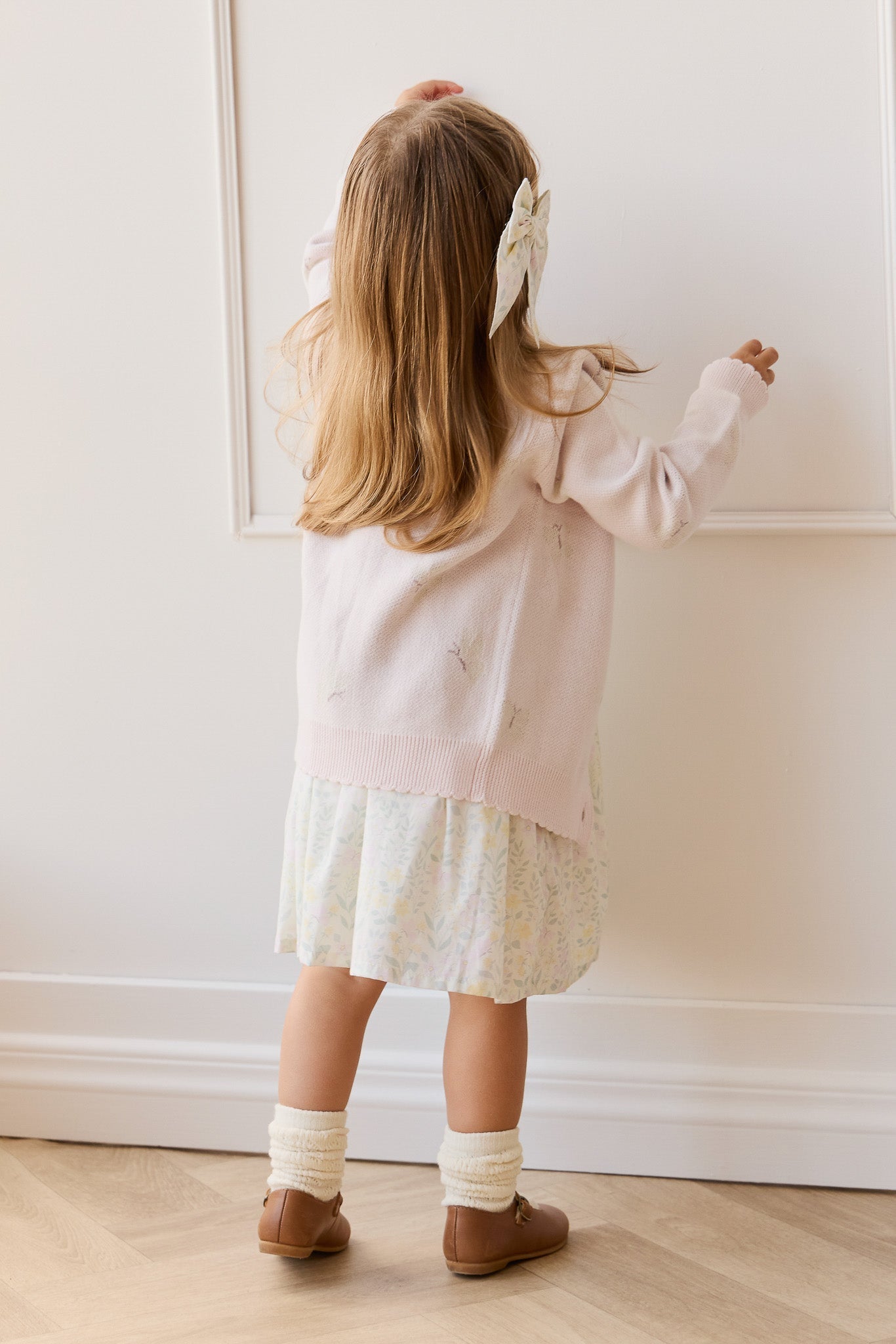 Jamie Cardigan - Jamie's Atrium Jacquard Calcite