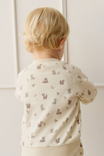 Organic Cotton Flynn Sweatshirt - Forest Friends