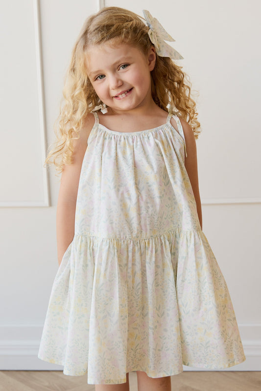 Organic Cotton Winnie Dress - Daphne Egret