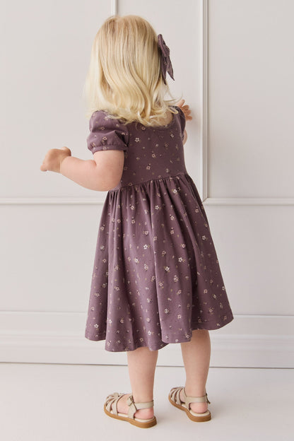 Organic Cotton Meadow Dress - Goldie Huckleberry Large