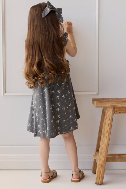 Organic Cotton Molly Dress - Lulu Bloom Lava