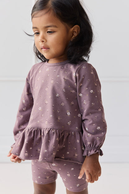 Organic Cotton Everyday Bike Short - Goldie Huckleberry Large