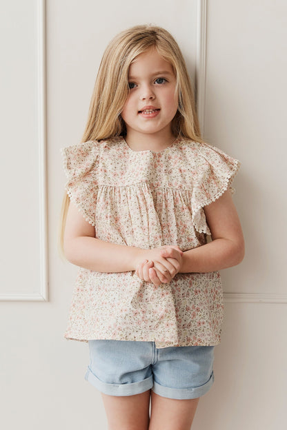 Grace Short - Washed Denim