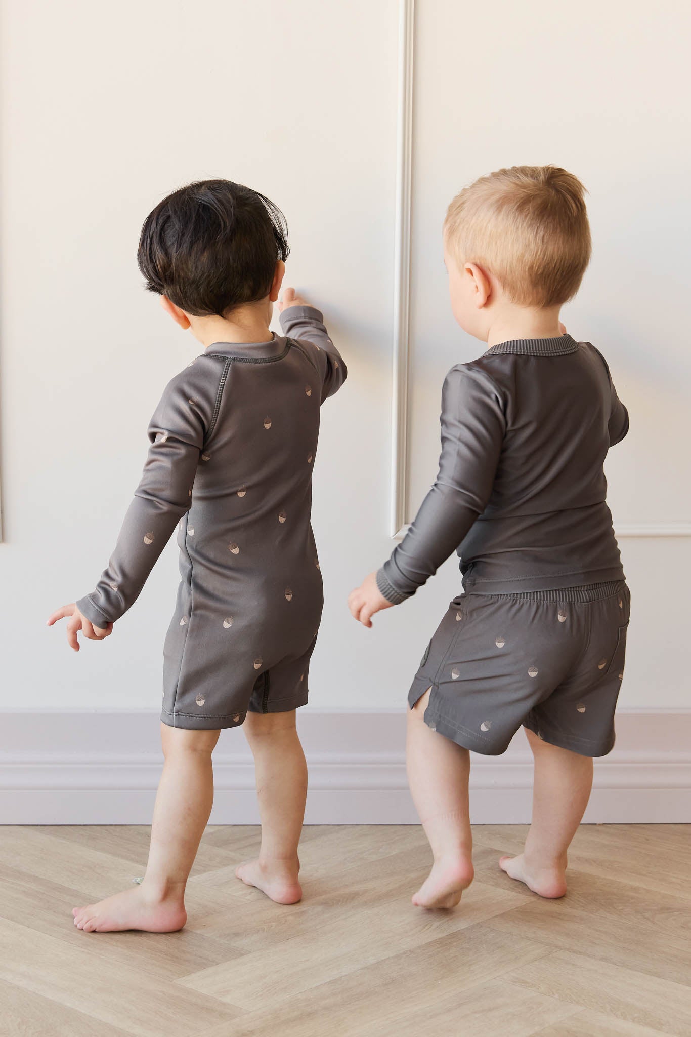 Liam Swim Vest - Acorn Wolf