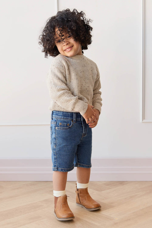 Noah Short - Mid Wash Denim