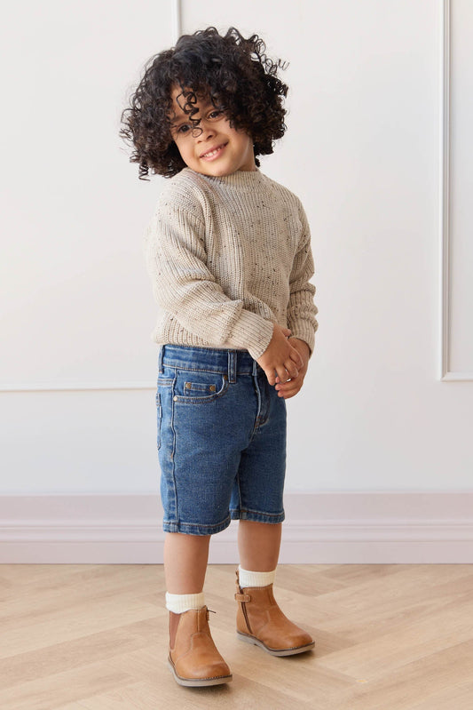 Noah Short - Mid Wash Denim