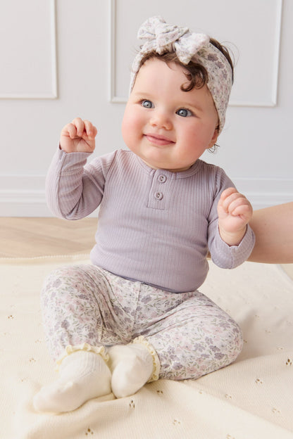Organic Cotton Headband - Fifi Lilac