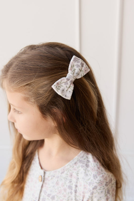 Organic Cotton Noelle 2pk Bow - Fifi Lilac