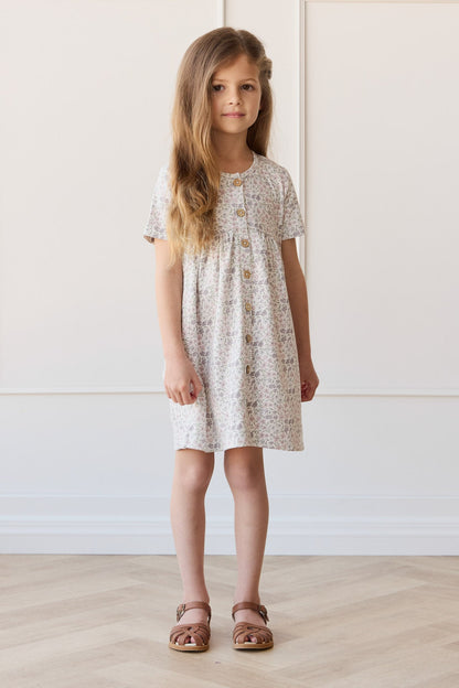 Organic Cotton Lola Dress - Fifi Lilac
