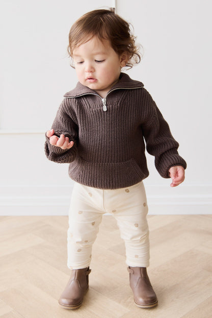 Organic Cotton Everyday Legging - Acorns Tofu