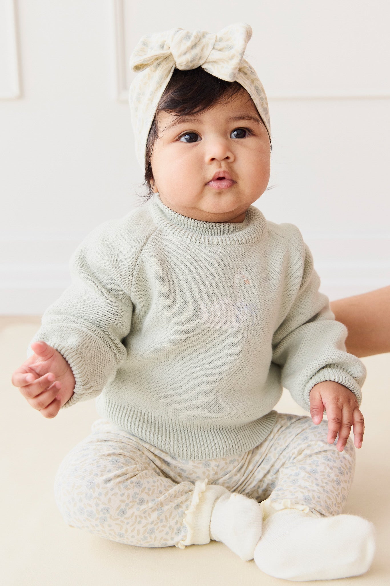Organic Cotton Everyday Legging - Elodie Whisper White