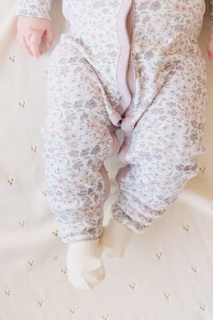 Organic Cotton Maple Onepiece - Fifi Lilac
