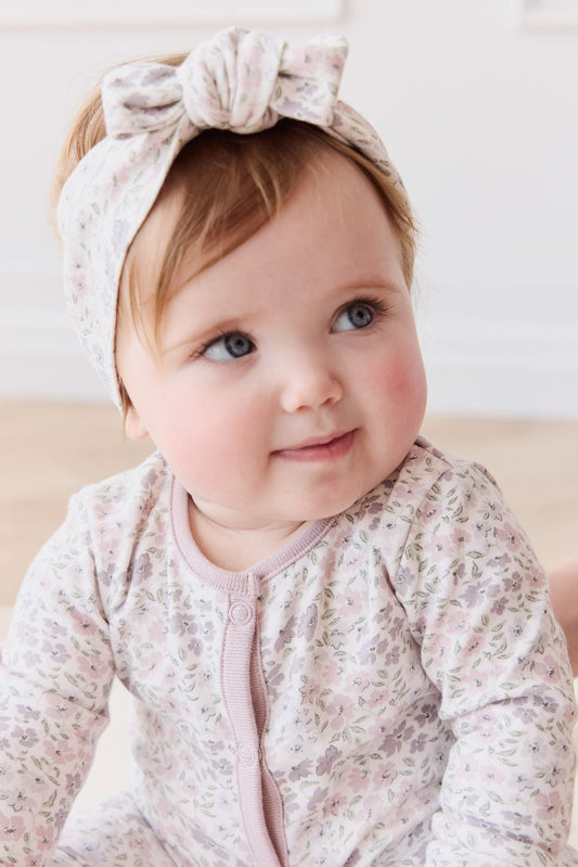 Organic Cotton Maple Onepiece - Fifi Lilac