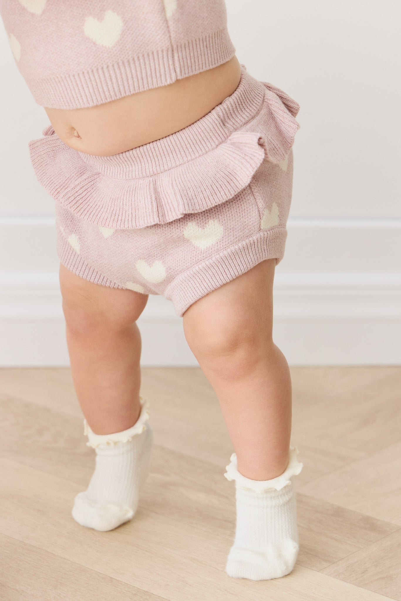 Molly Bloomer - Heart Jacquard Ballerina Marle