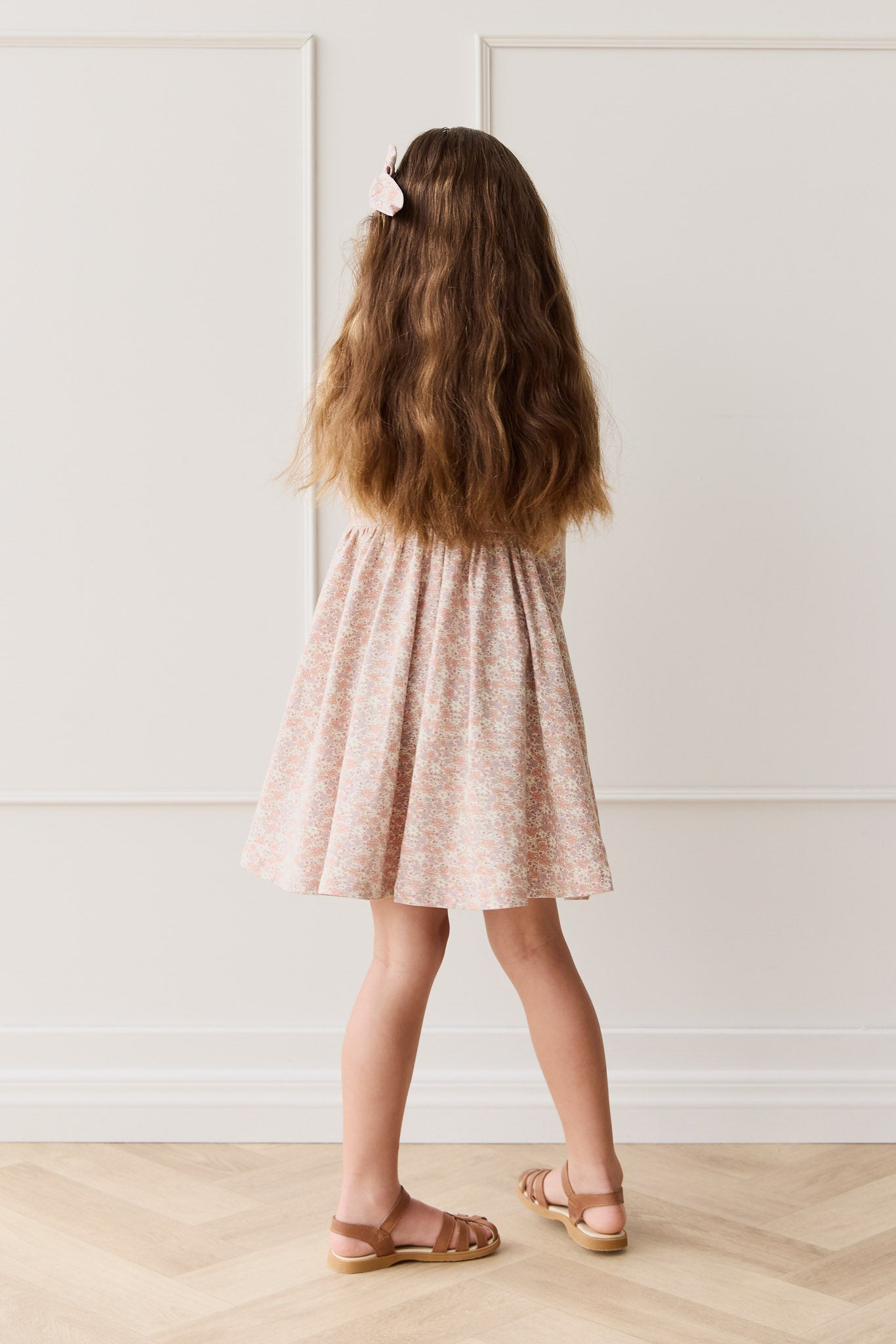 Organic Cotton Tallulah Dress - Chloe Mauve