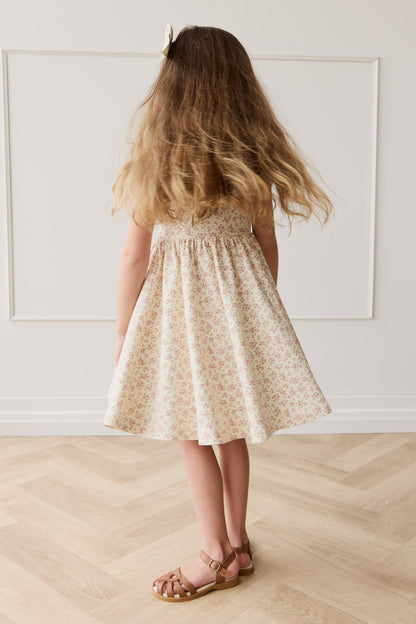 Organic Cotton Quinn Dress - Rosalie Field Blush