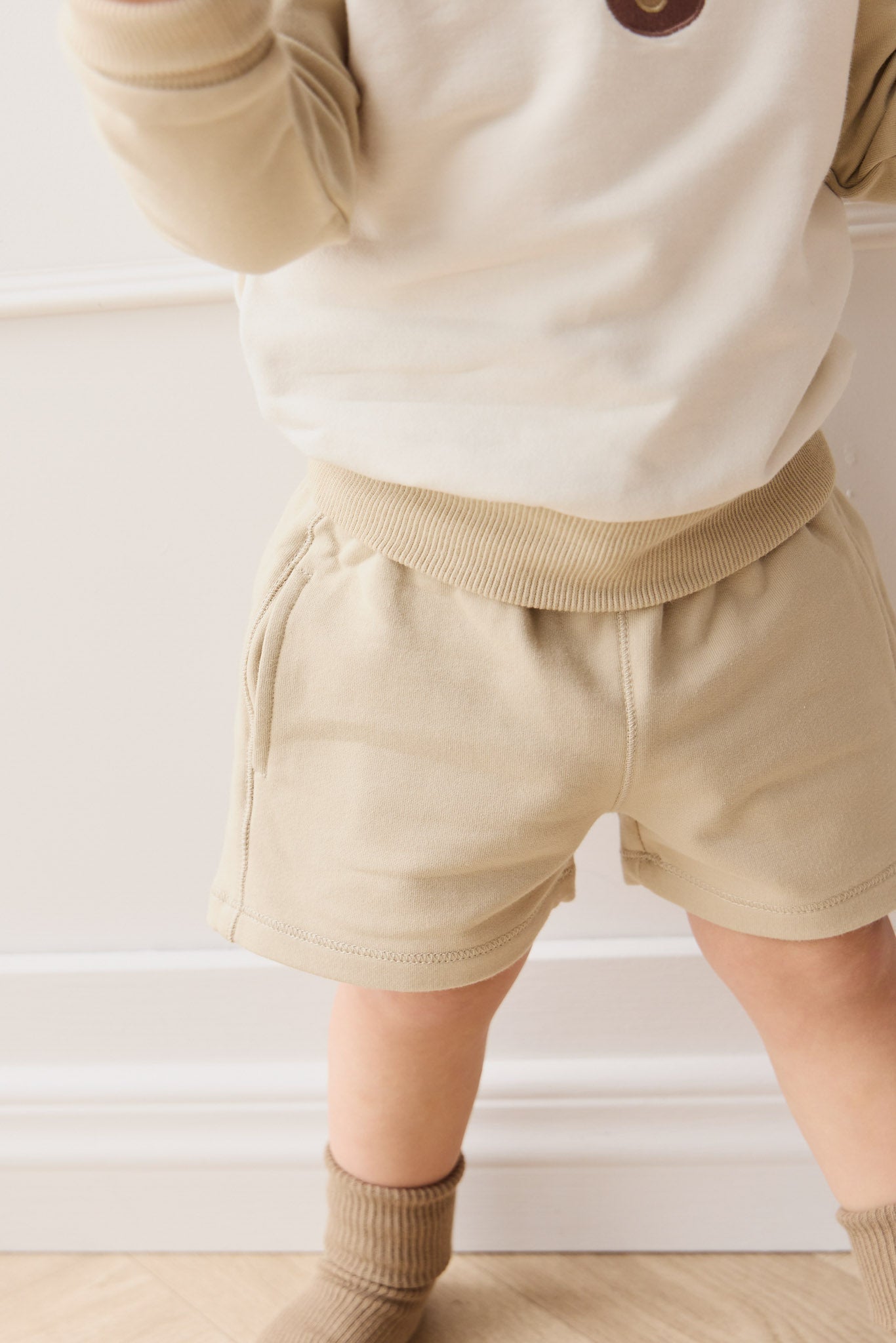 Organic Cotton Jalen Short - Biscuit