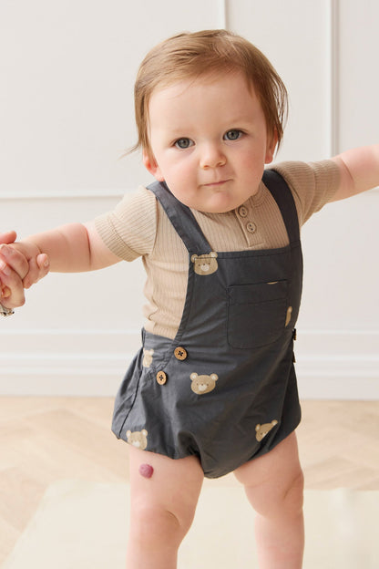 Organic Cotton Robin Playsuit - Bobbie Bears Shadow
