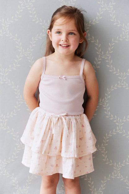 Organic Cotton Muslin Heidi Skirt - Irina Shell