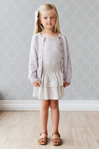 Organic Cotton Samantha Skirt - Fifi Lilac