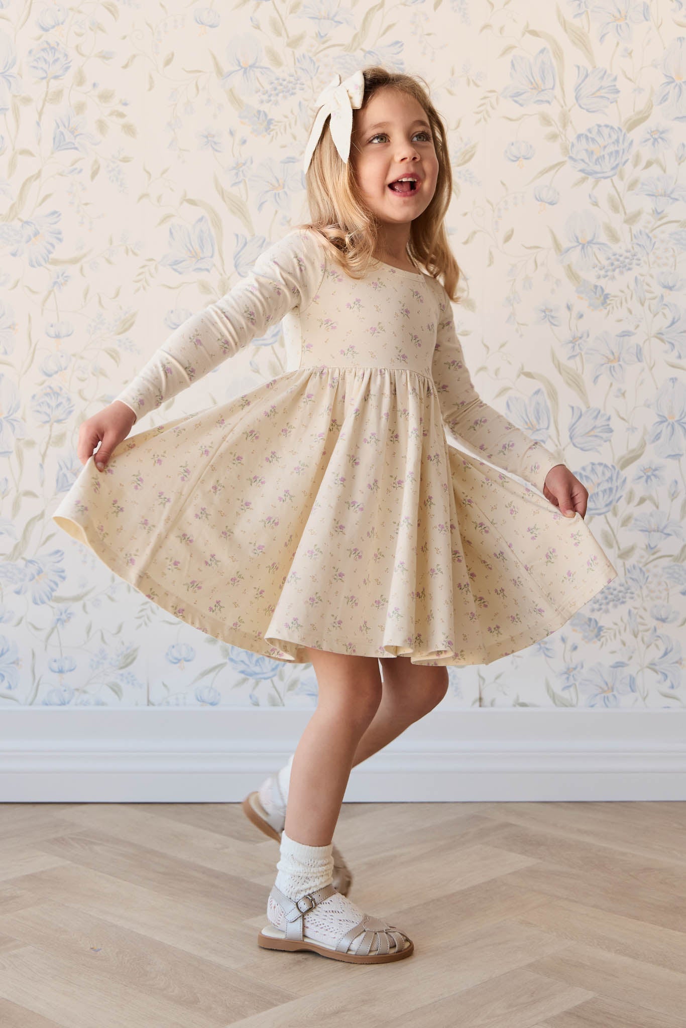 Organic Cotton Tallulah Dress - Thelma Orchid