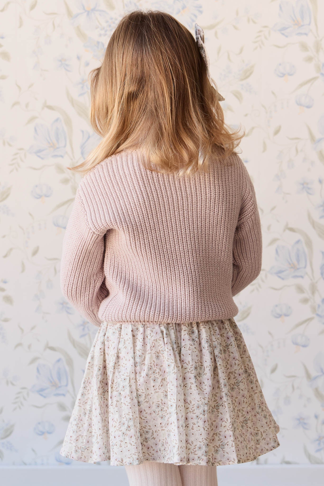 Organic Cotton Melanie Skirt - Fifi Violet