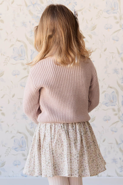 Organic Cotton Melanie Skirt - Fifi Violet