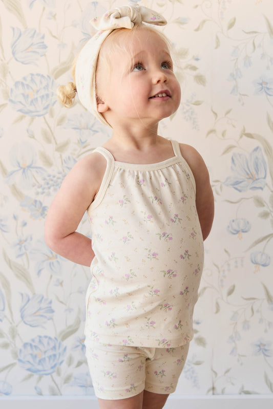 Organic Cotton Everyday Bike Short - Thelma Orchid