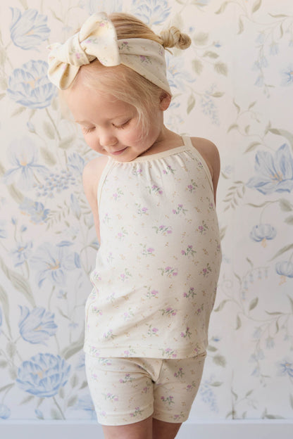 Organic Cotton Everyday Bike Short - Thelma Orchid