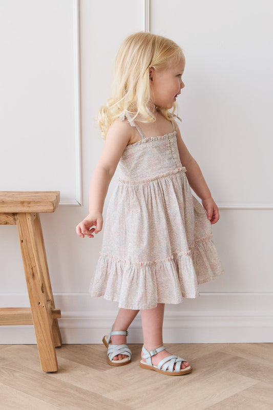 Organic Cotton Stella Dress - Azra Slightly Pink