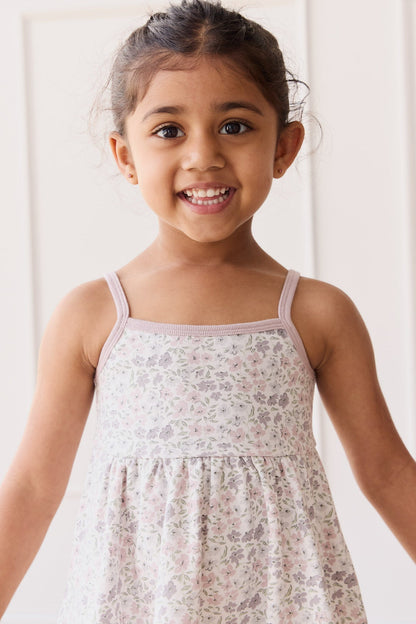 Organic Cotton Maple Singlet - Fifi Lilac