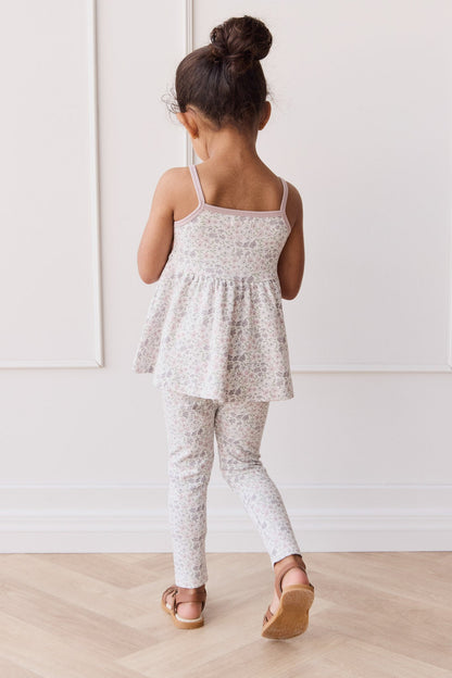 Organic Cotton Maple Singlet - Fifi Lilac
