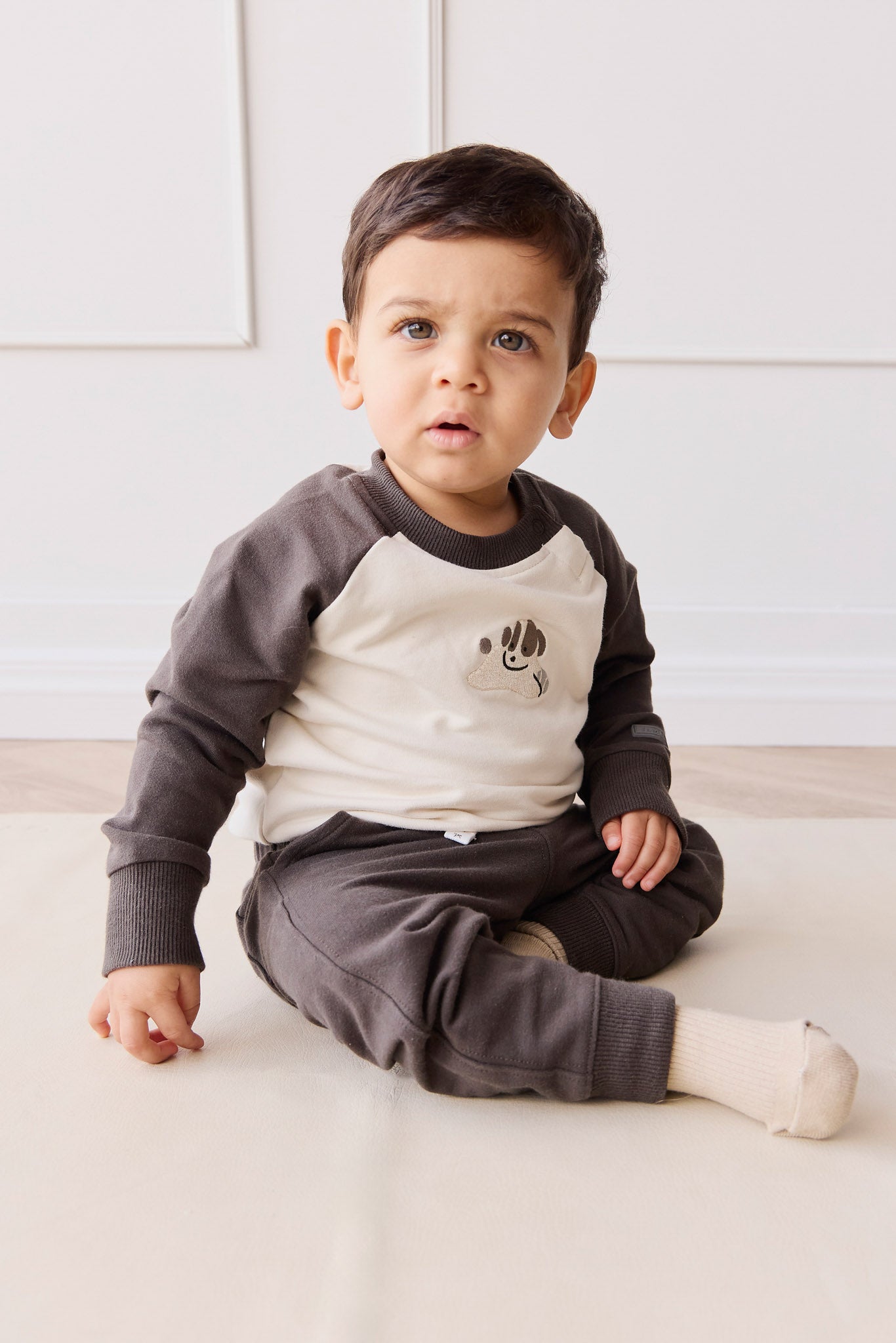 Organic Cotton Jalen Track Pant - Pinecone