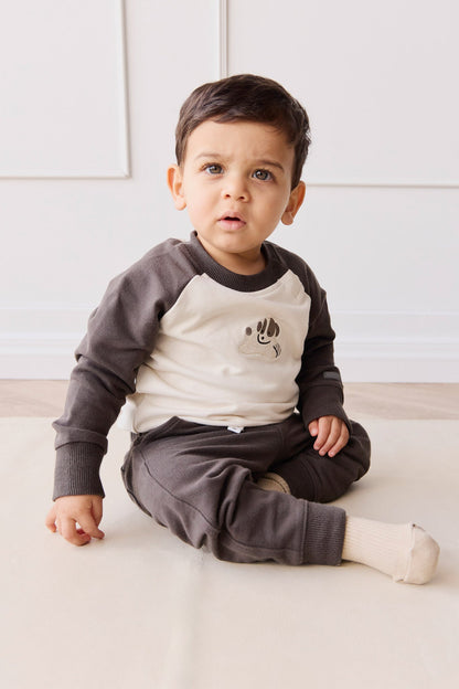 Organic Cotton Jalen Track Pant - Pinecone