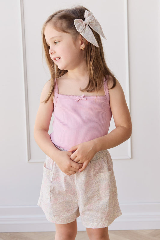 Organic Cotton Emelia Short - Azra Slightly Pink