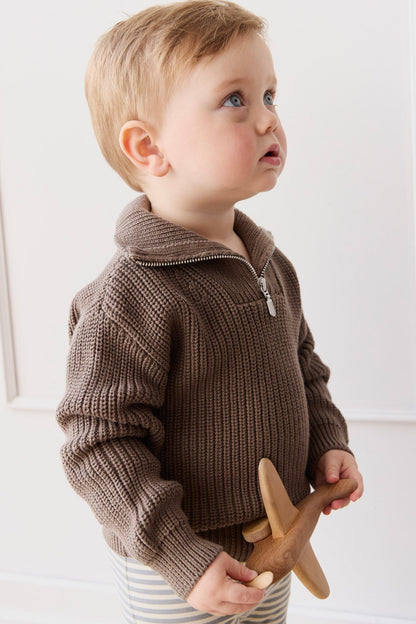 Nicholas Half Zip Jumper - Iroke