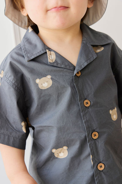 Organic Cotton Silas Shirt - Bobby Bears Shadow