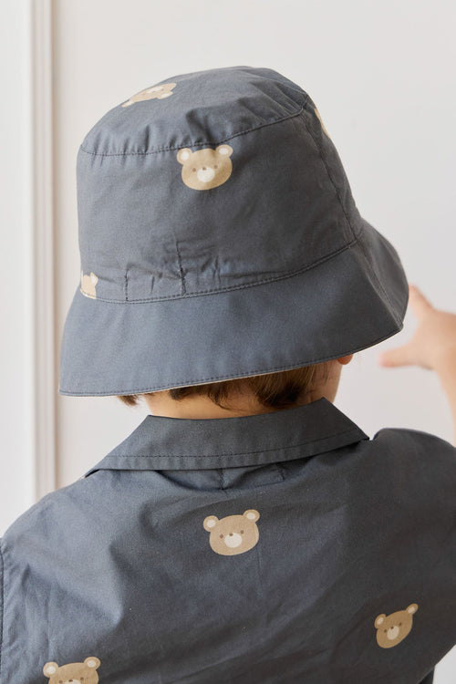 Organic Cotton Bucket Hat - Bobby Bears Shadow