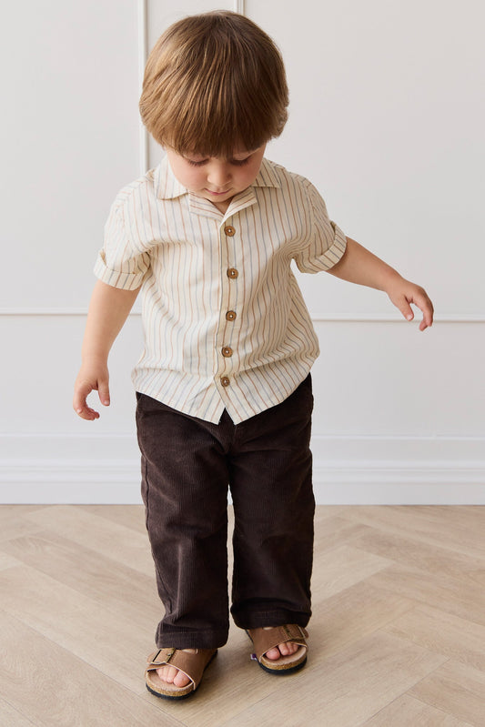 Organic Cotton Silas Shirt - Vacation Stripe