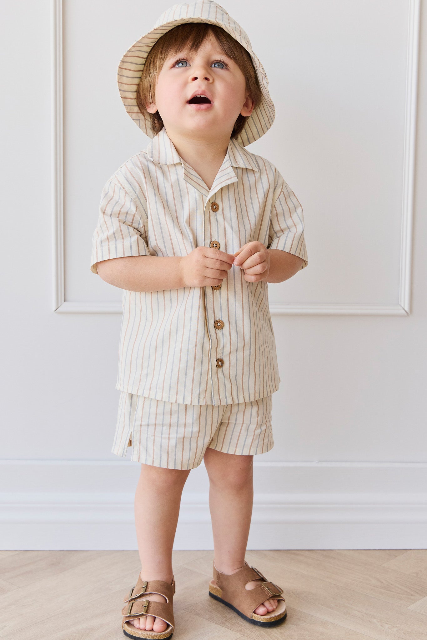 Organic Cotton Silas Short - Vacation Stripe