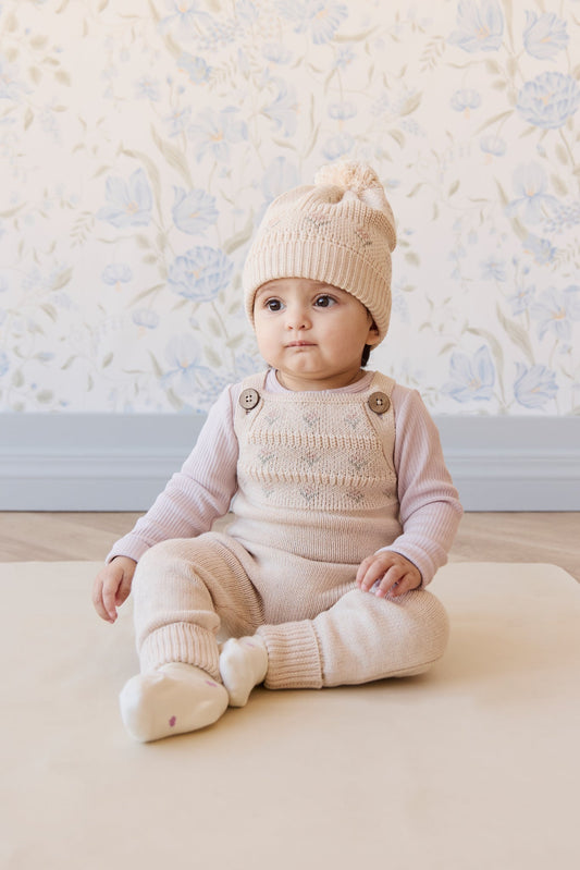 Miranda Playsuit - Miranda Light Oatmeal Marle