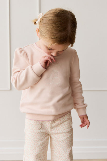 Organic Cotton Monroe Sweatshirt - Morganite Cerise
