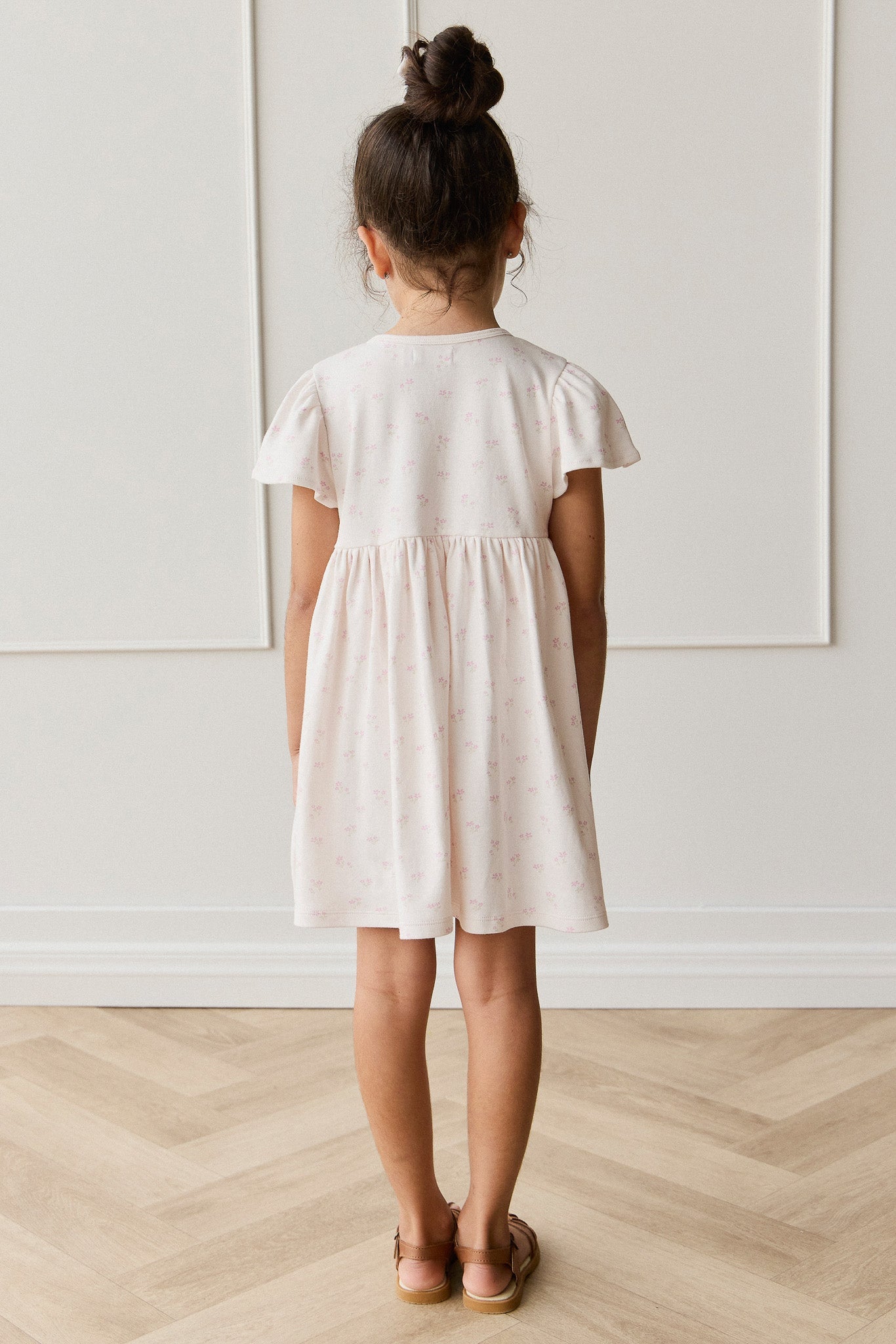 Organic Cotton Dahlia Dress - Pauline Pink